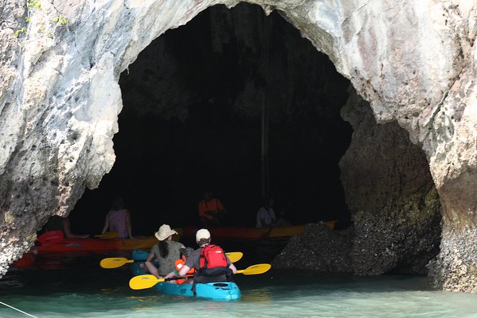 A full day exploring kayaking 3 islands (Talabeng sea cave) - Getting on the water: Pickup, a 9:00am start, and longtail boat time