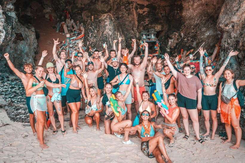 Ao Nang: 4 Island Awesomeness Adventure - Railay Beach and Phranang Cave: Beach Time with a Side Trip
