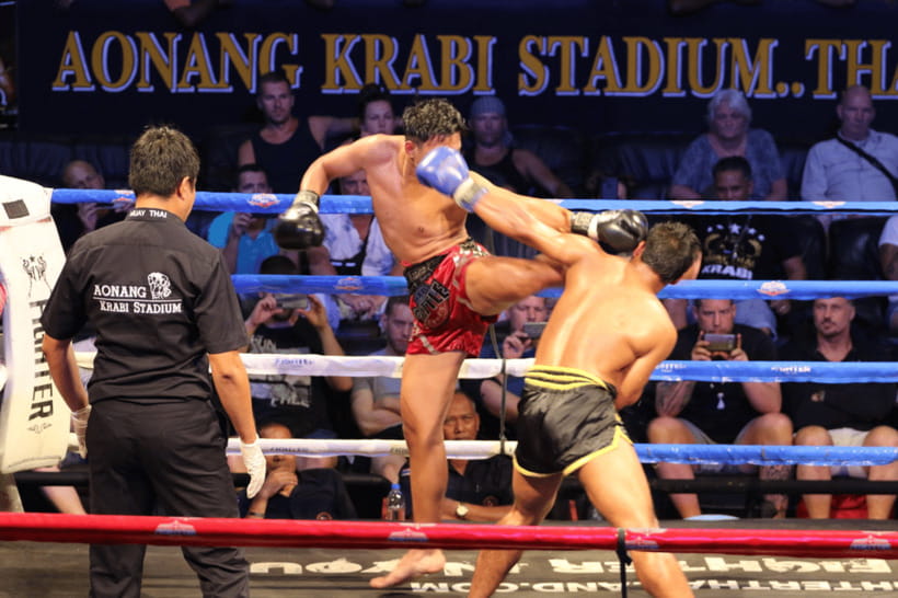 Ao Nang: Ao Nang Krabi Stadium Muay Thai - Inside Ao Nang Krabi Stadium: what the ring action looks like up close