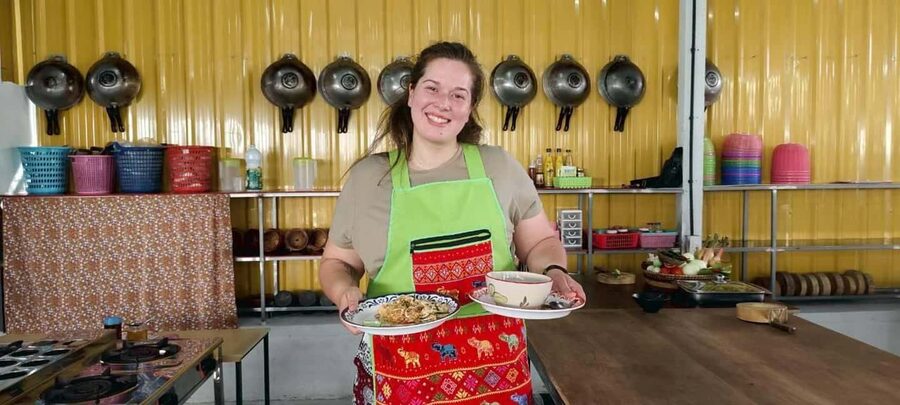 Ao Nang: Authentic Thai Local Cooking Class - The 210-Minute Flow: Cooking School to Thai Family-Style Eating
