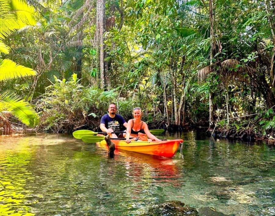 Ao Nang: Crystal Pool Kayaking, ATV, and Pineapple Farm Tour - ATV through water, jungle, and mountain trails