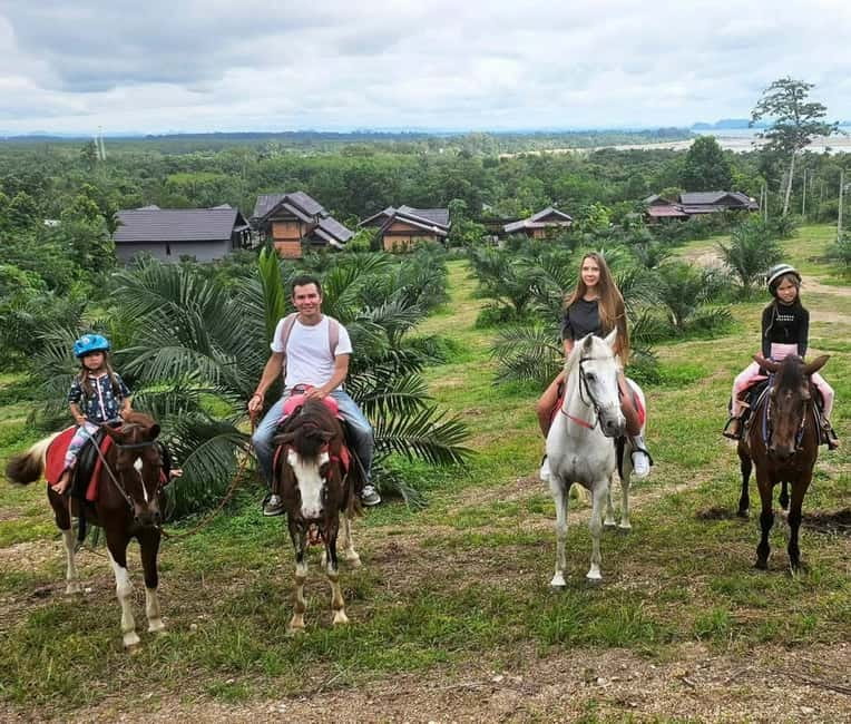 Ao Nang: Horse Riding Tour and kayaking clongrood - Across Krabi Countryside for Birds, Butterflies, and a Real Rainforest Feel