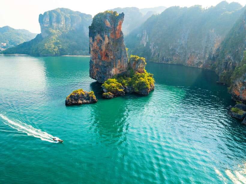 Ao Nang: Island-Hopping Snorkel Tour w/ Amazing Hong Island - Day at a glance: pickup, pier, long-tail boat, four island stops