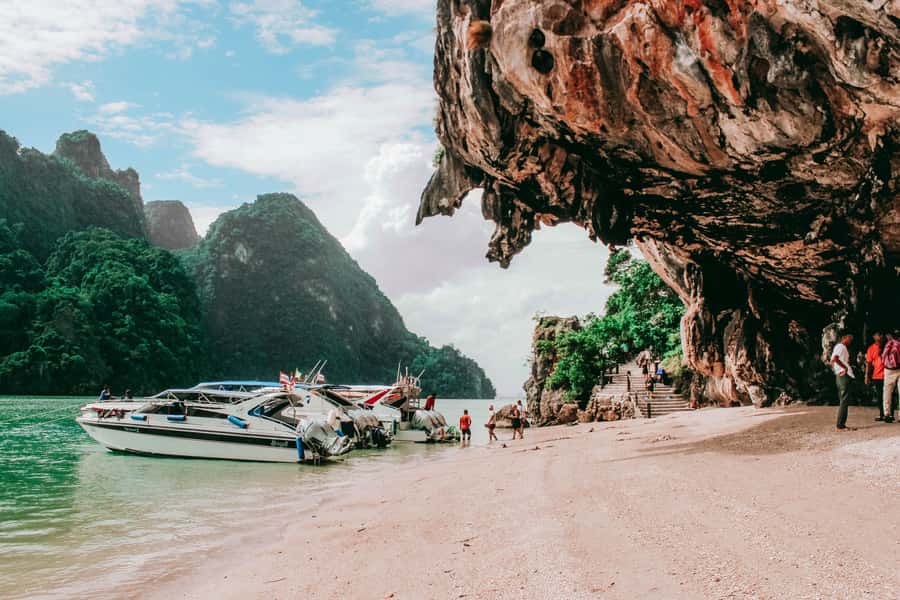 Ao Nang: James Bond & Hong Islands w/Canoeing by Speed Boat - James Bond Island and Khao Phing Kan: cliffs, cave time, and the movie connection