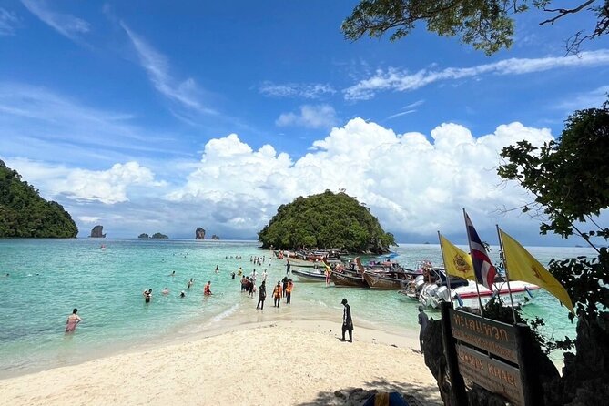 Best of Krabi 7 Islands Sunset Tour Speedboat/Long Tail Boat - Chicken Island snorkeling and the Tup Island sandbar walk