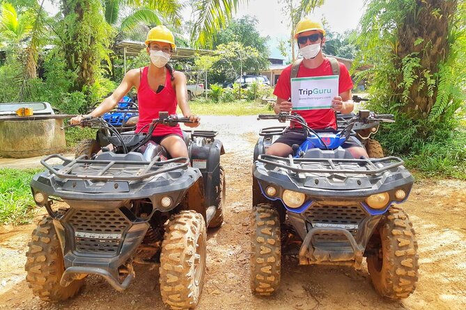 Dragon Crest Mountain Hike, ATV & Kayaking Full Day Private Tour - Time for a dip: when the lagoon part turns into swimming