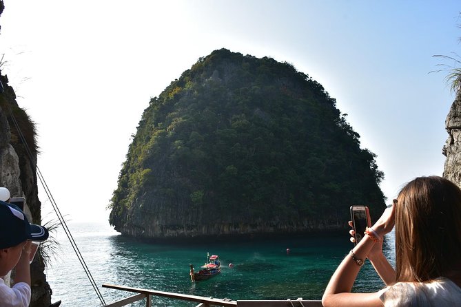 Early Bird Phi Phi Island & 4 Islands Speed Boat Tour from Krabi - The 4-island circuit: Bamboo to Poda, with sandbar walking in the middle