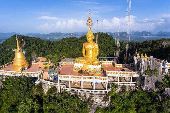 Emerald Pool: Jungle Tour, Private Full Day with Lunch - Tiger Cave Temple (Wat Tham Suea): 1260 steps, monastery views, and the Great Buddha