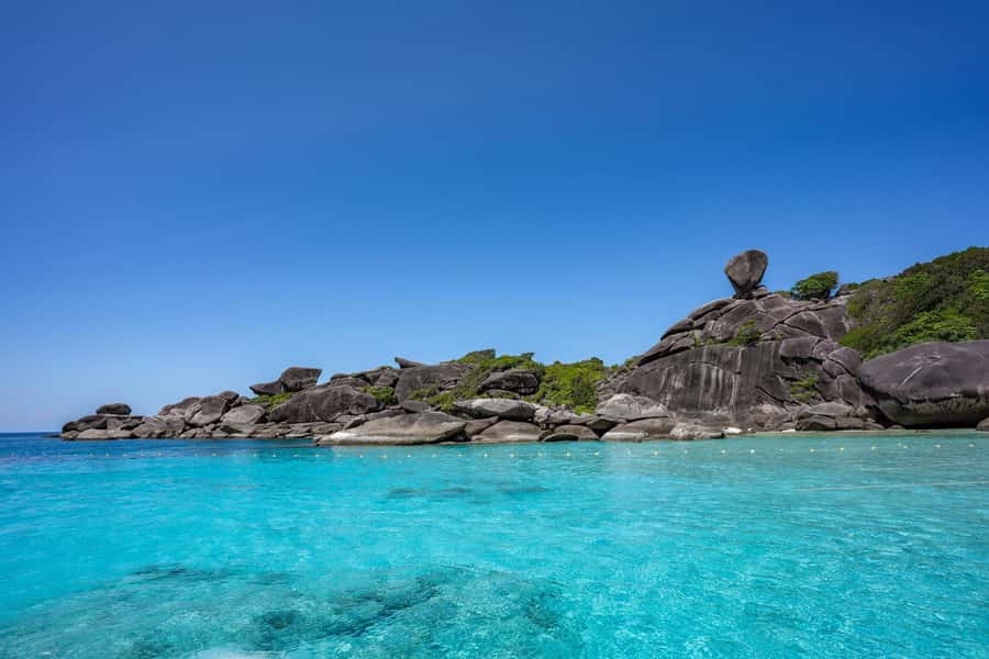 From Ao Nang: Similan Islands Boat Trip with Transfer & Food - Entering The Similan Islands From Ao Nang