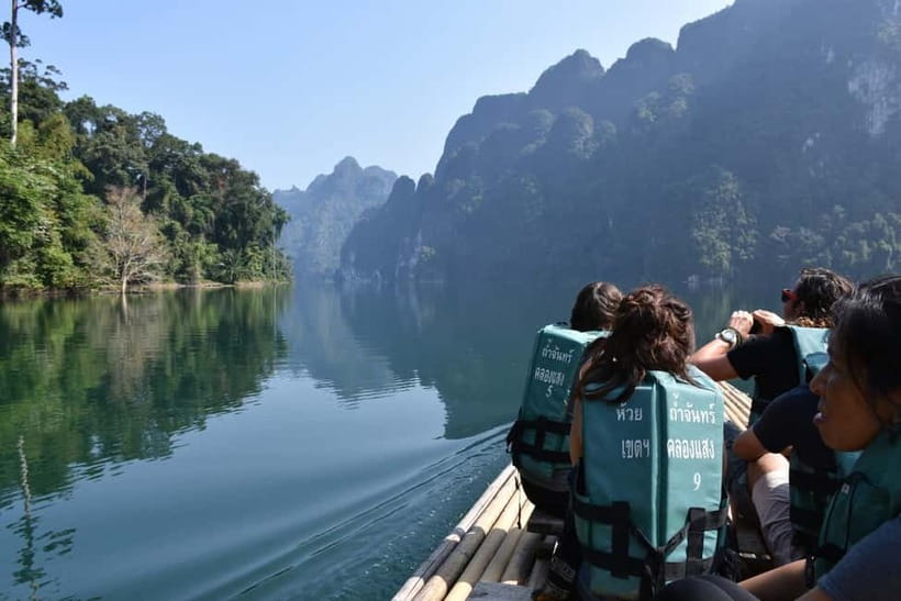 From Krabi: 1-Day Khao Sok & 2-Day Cheow Lan Lake Safari - Cheow Lan Lake rafthouse night: canoe time and longtail cruising