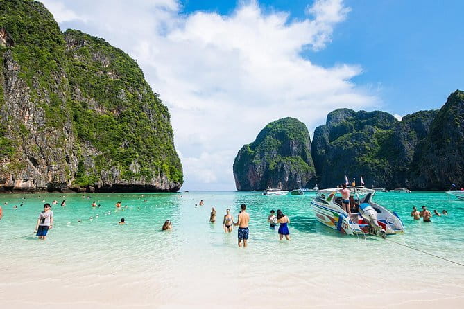 From Krabi - 4 Islands Speedboat Tour with Lunch & Snorkelling - Koh Poda Island: Lunch Box, Sun Time, and Swim-Friendly Water