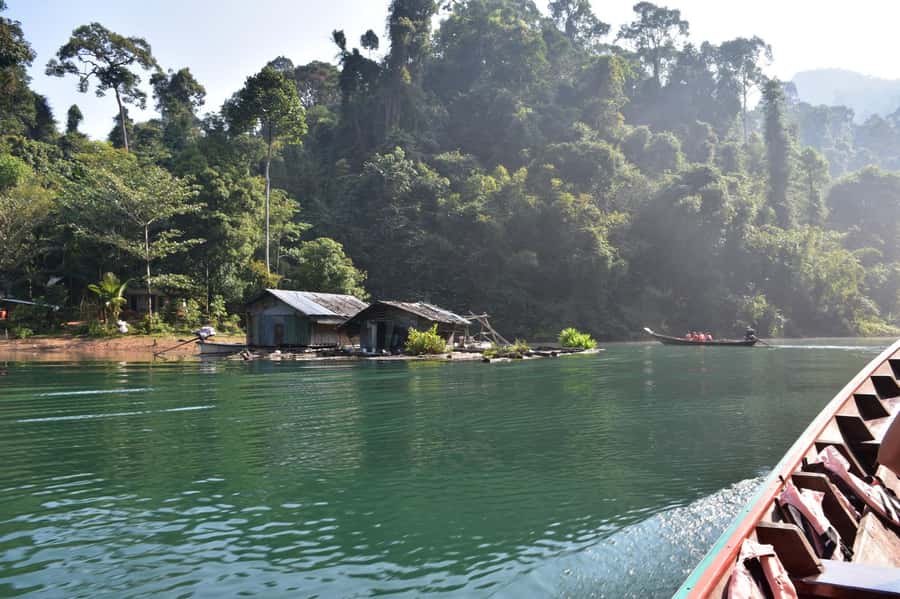 From Krabi: Cheow Lan Lake Cruise and Khao Sok Jungle Hike - Longtail cruise on Cheow Lan Lake: 100 islands and limestone cliffs