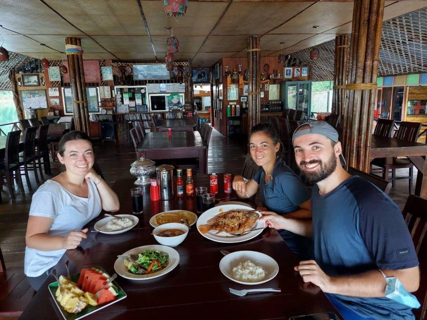 From Krabi: Cheow Lan Lake Cruise and Khao Sok Jungle Hike - Praiwan Raft House lunch and lake time: swimming and kayaking