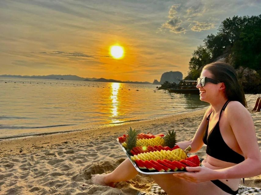 From Krabi: Hong Island Sunset Tour+Bioluminescent Plankton - Hong Lagoon Cruise: Emerald Water and Limestone Views in Photos