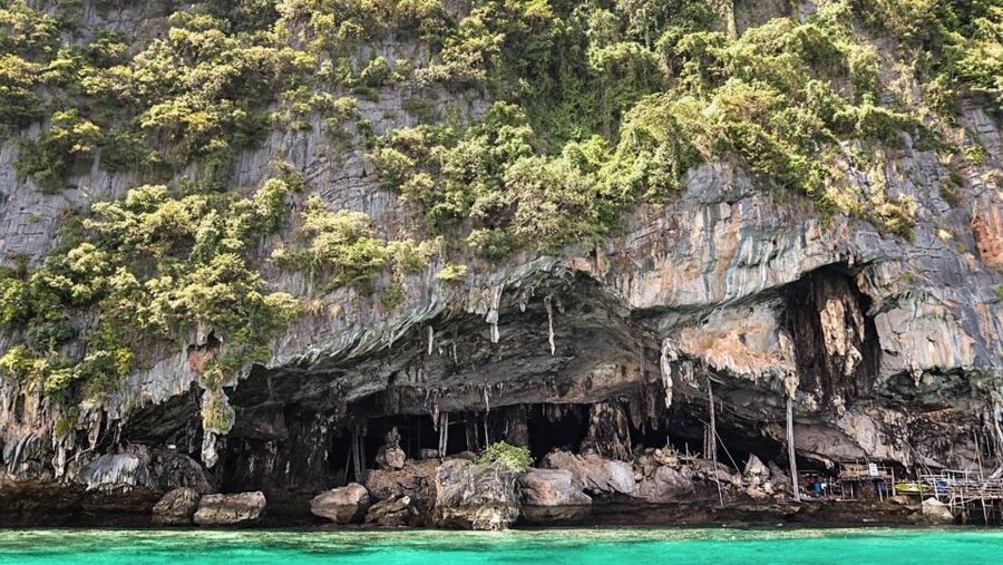 From Krabi: Phi Phi Early Bird & 4 Islands by Speedboat - Viking Cave and Monkey Bay: short stops with big “wow”