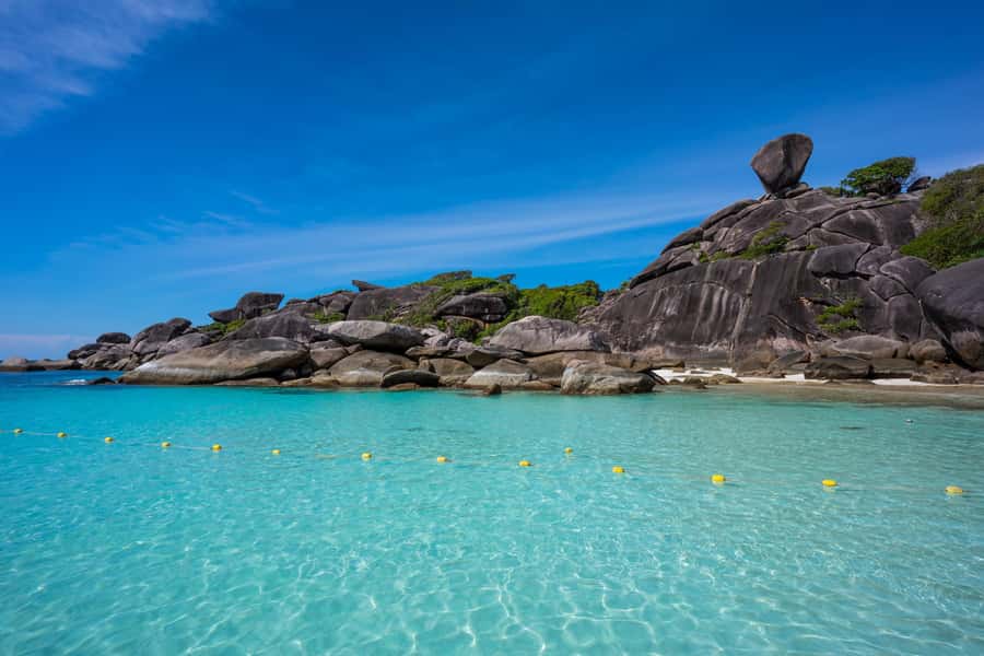 From Krabi: Similan Islands Day Trip by Speedboat - Koh Miang stop: beach time and your first swim break