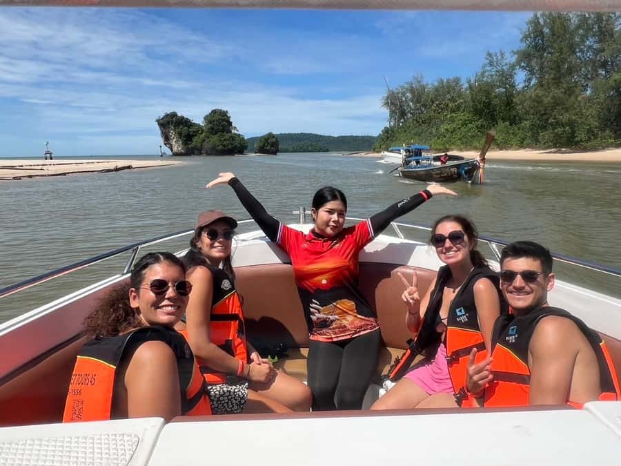 From Phi Phi : One Day Trip by speedboat with Lunch - Pileh Lagoon: The Natural Pool Stop You’ll Remember
