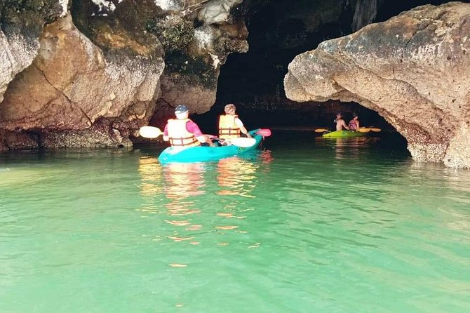 Full Day Sea Cave and Mangrove Kayaking Tour From Koh Lanta - Talabeng sea cave kayaking: the main event, with a noisy travel factor