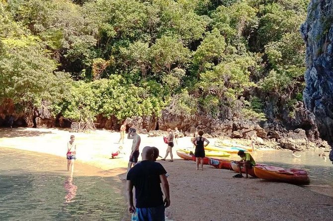 Full Day Sea Cave and Mangrove Kayaking Tour From Koh Lanta - Bu Bu Island lunch, swim, and snorkel time: where the day cools off