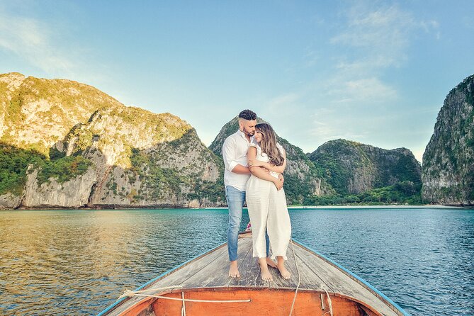 Holiday Travel Photoshoot with Long-tail boat Phi Phi Islands - Private pacing and a pro photographer like Rod