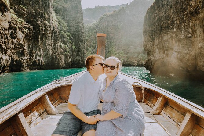 Holiday Travel Photoshoot with Long-tail boat Phi Phi Islands - Long-tail boat sessions: what you should expect on the water