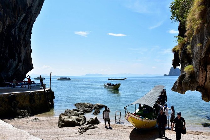 James Bond Island Tour from Krabi by Longtail Boat - Monkey Cave Temple (Wat Suwan Kuha): short visit, big atmosphere