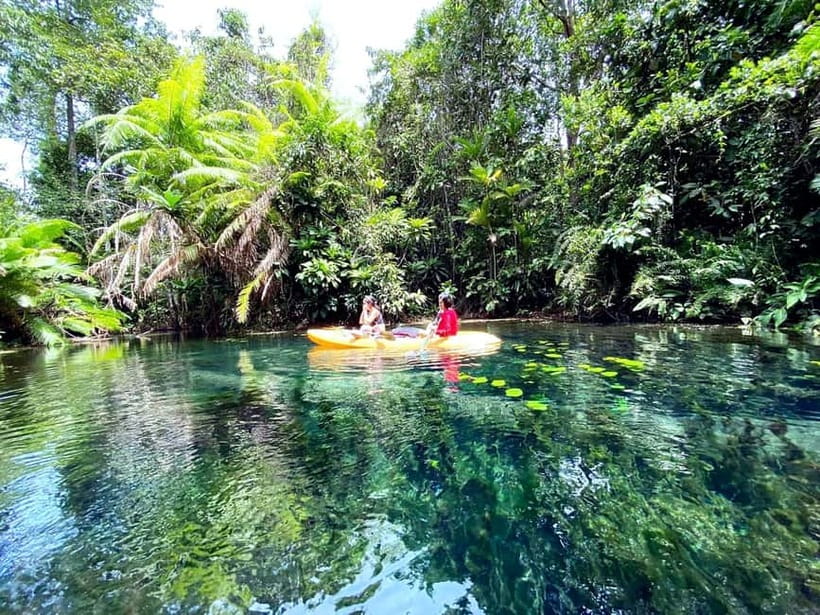 Klong Rud Kayaking with Hotel Transfer - Swim time in the clear lagoon water