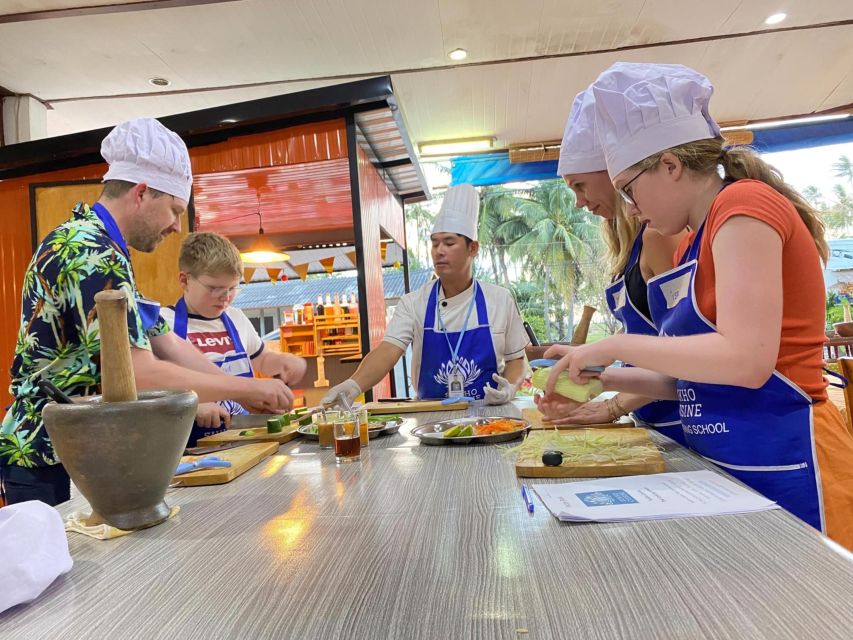 Ko Lanta: Thai Cooking Class with Market Tour and Dinner - Fruit and Vegetable Carving: A Gentle Skill (and a Certificate Too)