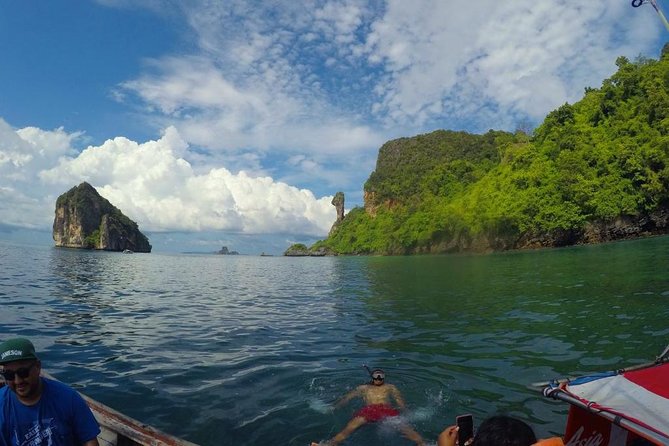 Krabi 4 Island Tour: Private Long-tail Boat Charter - Stop 1: Chicken Island snorkeling with the included gear