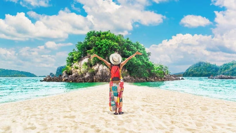Krabi: 4 Islands and Caves Boat Tour with Lunch - Koh Kai (Chicken Island): swim and snorkel time where the water matters