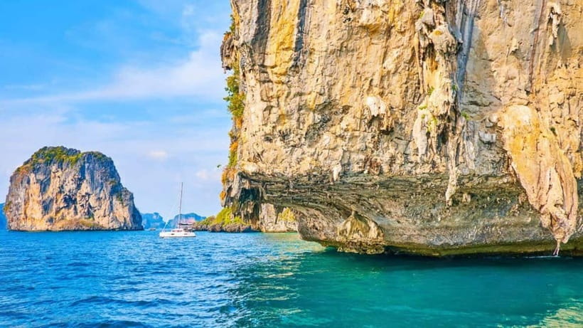 Krabi: 4 Islands and Caves Boat Tour with Lunch - Koh Poda: lunch, relaxation, and your best chance to enjoy the water