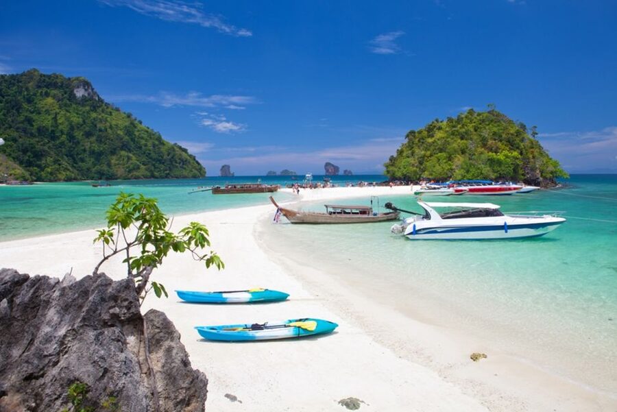 Krabi: 4 Islands Day Trip by Speedboat Including Lunch Box - Chicken Island: photos, then snorkeling with the best payoff