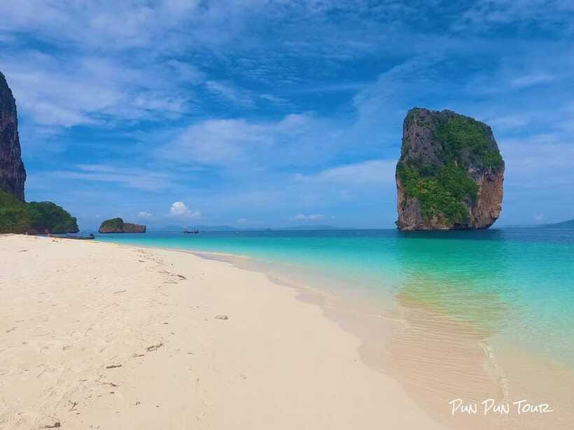Krabi: 4 Islands Longtail Boat Tour with Lunch - Phra Nang Cave Beach (Ao Nang): shrine, cave area, and a long relax