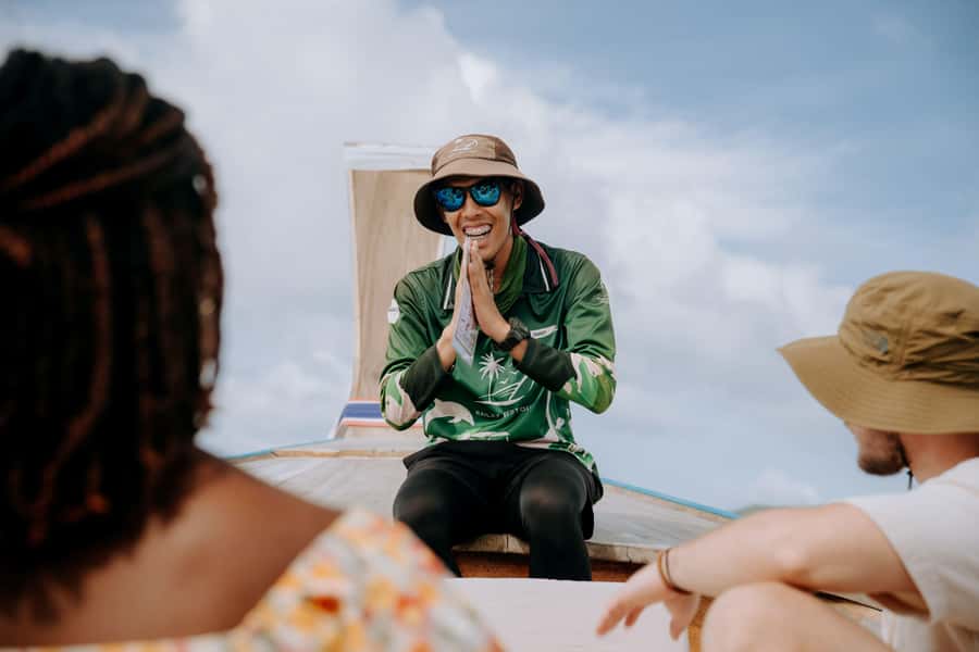 Krabi: 4-Islands Luxury Longtail Boat Private Half Day Tour - Chicken Island: scenic 45 minutes with a quick feel-good payoff