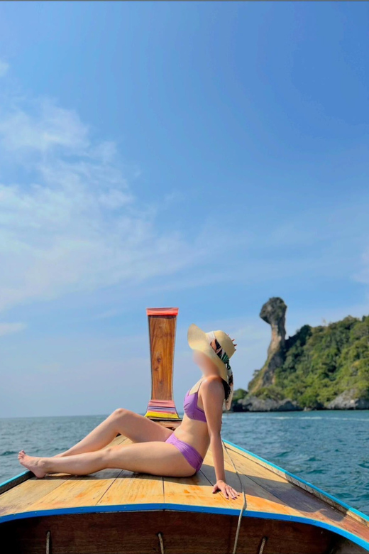 Krabi: 4 Islands - Private tour by Longtail boat - The 4-Islands Route: Chicken Island, Tup/Mor, and Talay Waek Sandbar