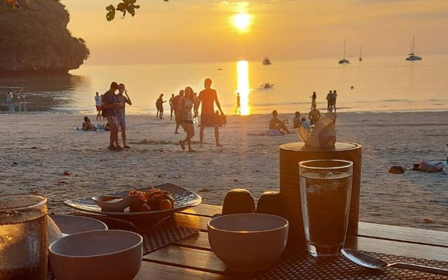 Krabi: 7 Islands Sunset Hopping Cruise with BBQ & Plankton - Chicken Island snorkeling: coral time with a clear target