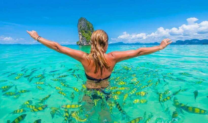 Krabi: 7 Islands Sunset Tour with Plankton Swim and BBQ - Poda Island beach time: where the day slows down