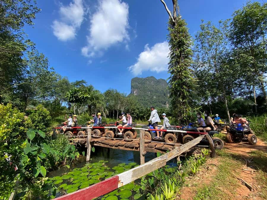 Krabi: ATV Jungle Bash & Kayak Odyssey in Din Daeng Mangrove - Monkey Beach and Mangroves: the calm break that still feels wild