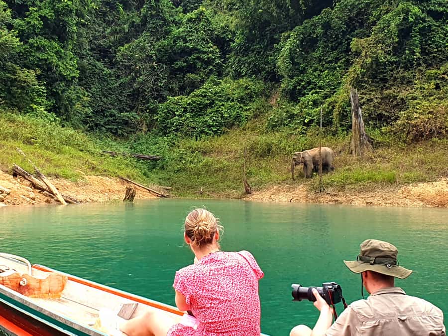Krabi: Cheow Lan Lake, Diamond Cave, Hiking, All Included - PhuTawan Rafthouse lunch: the floating-meal payoff