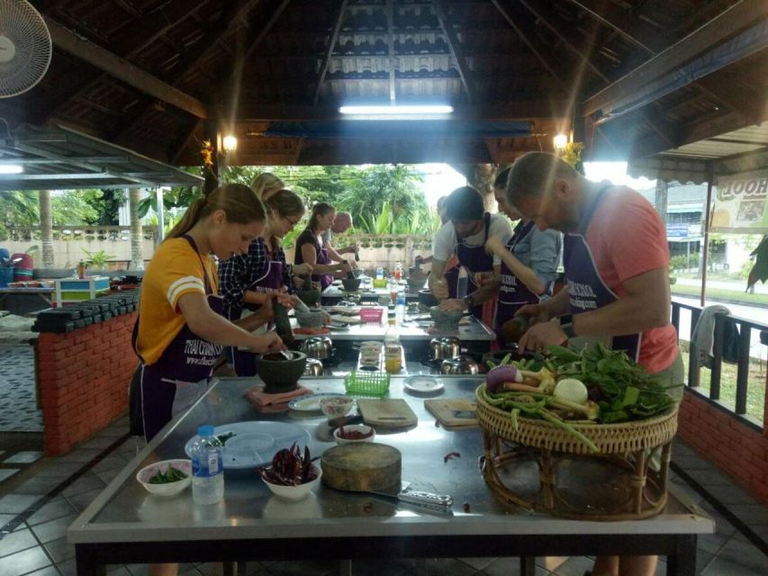 Krabi: Cooking Class at Thai Charm Cooking School with Meal - The cooking flow: from fruit prep and spicy salads to full-course feasts