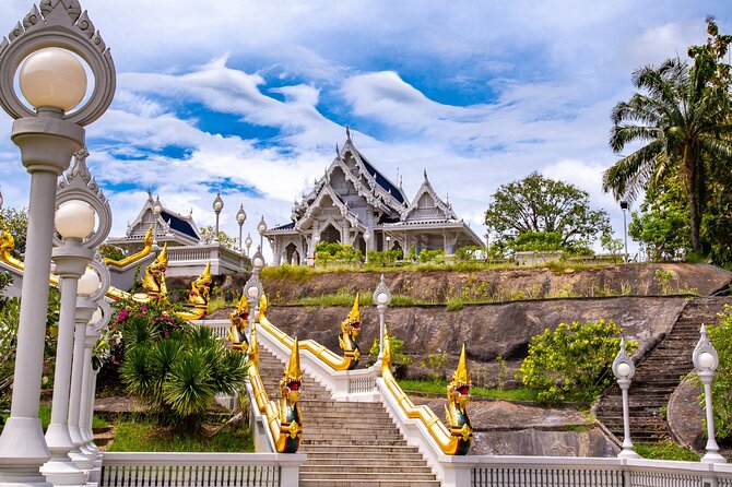 Krabi Cultural Experience - Wat Kaew Korawaram: White Temple Views Above Krabi Town