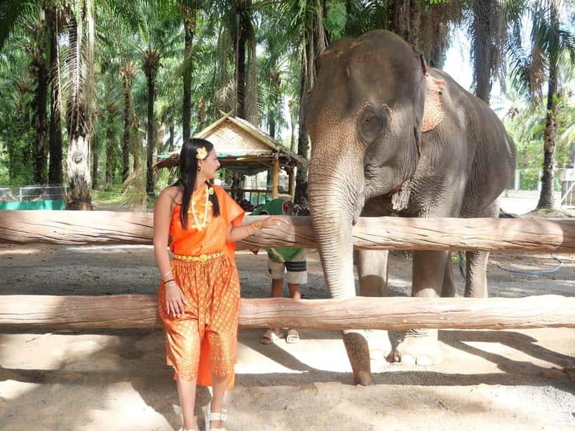 Krabi: Elephant Feeding Program with Traditional Thai Dress - The Mahout Connection: Guidance, Boundaries, and Respect