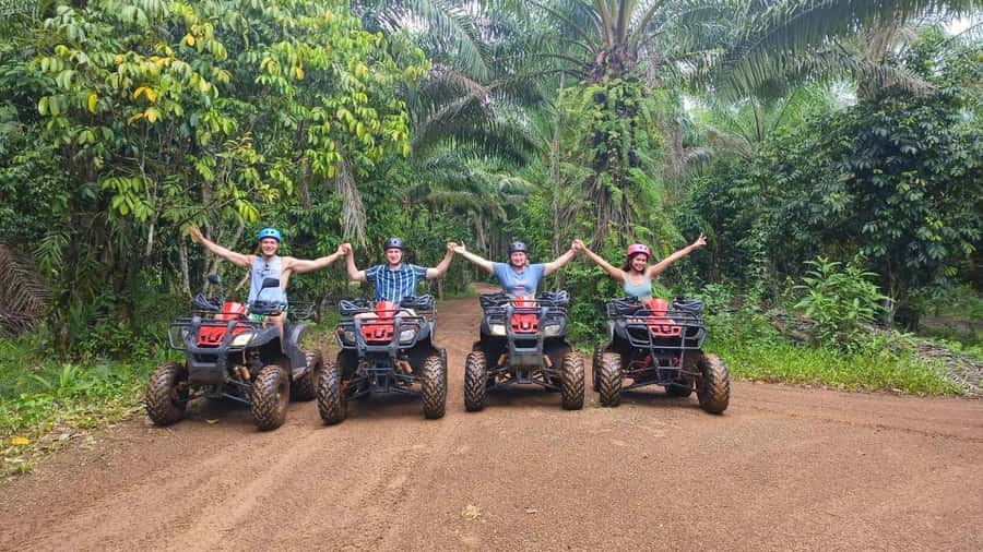 Krabi: Emerald Pool and Hot Spring Waterfall with ATV Riding - ATV riding through Krabi: thrill on bumpy trails, plus timing surprises