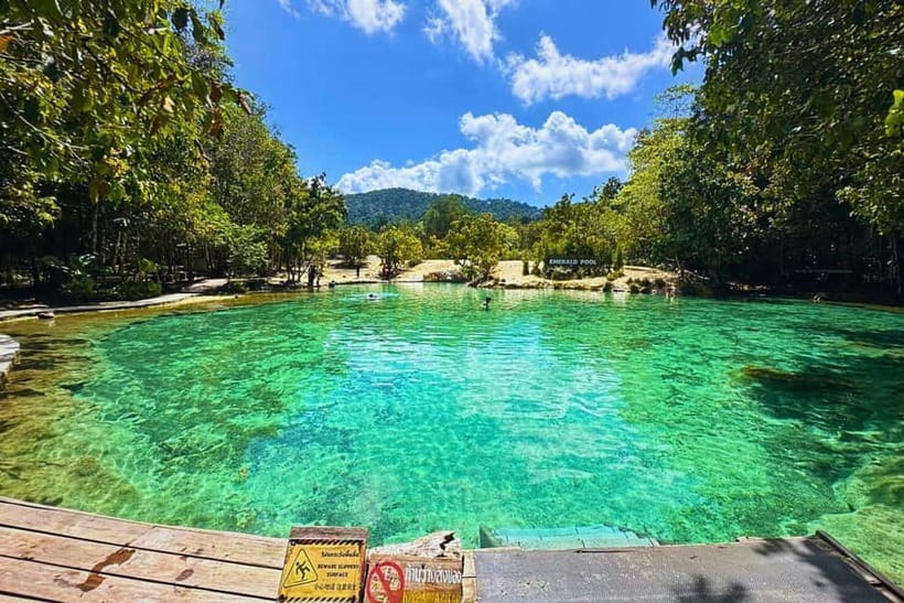 Krabi: Emerald Pool, Hot Springs, and Kayaking Tour - Emerald Pool (Sra Morakot): the turquoise swim stop