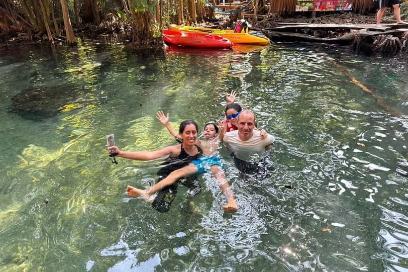 Krabi: Emerald Pool, Hot Springs, and Kayaking Tour - Hot Spring Waterfall: warm mineral pools, calmer pace