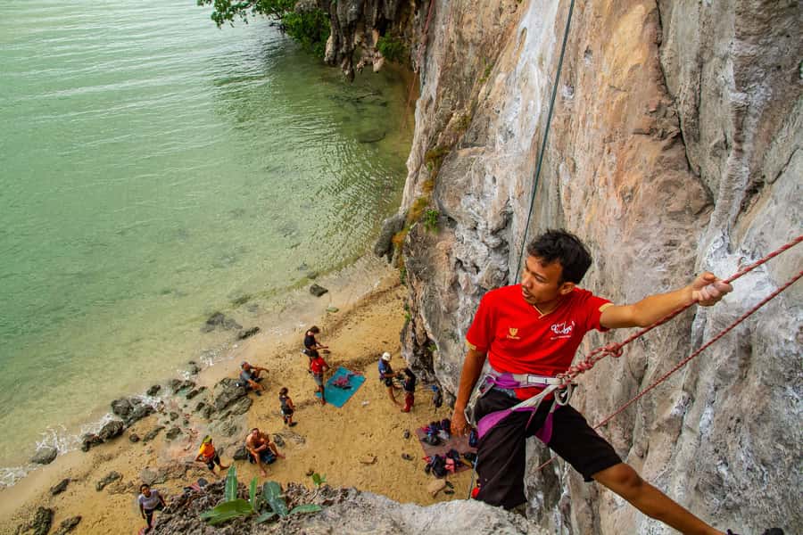 Krabi: Full-Day Rock Climbing Course at Railay Beach - Route matching for beginners and experienced climbers