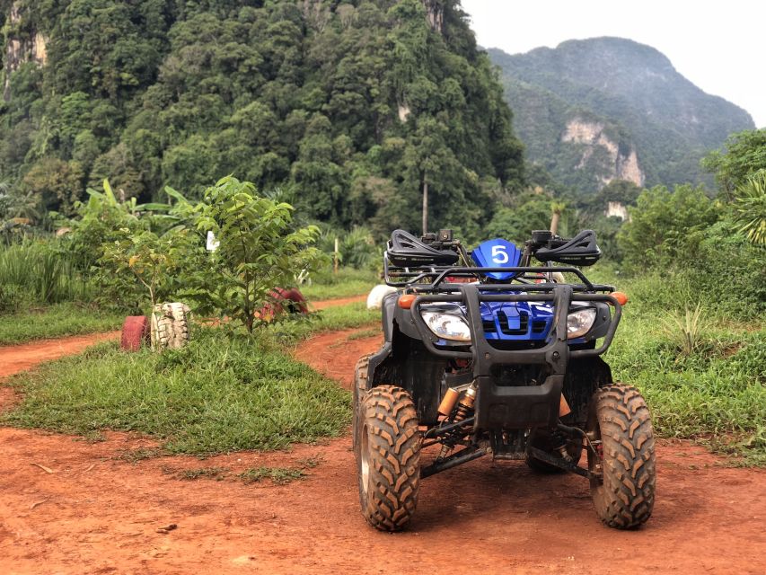 Krabi: Half-Day Blue Lagoon Kayaking at Klong Srakaew & ATV - Lunch, fruits, and small comfort wins
