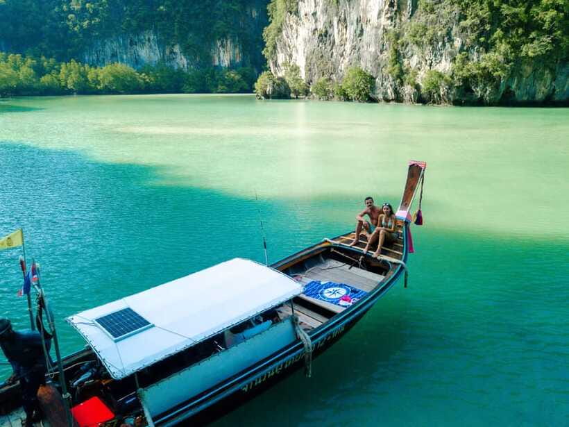 Krabi: Half/Full Day 4 Islands Private Local Long Tail Boat - Chicken Island: your first scenic stop, plus a chance to settle in
