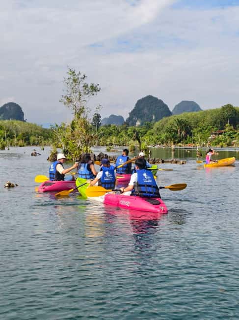 Krabi: Hidden Mirror Lake Kayak, Swim & Easy Nature Activity - Entering Ao Nang: Pickup, timing, and the small-group rhythm
