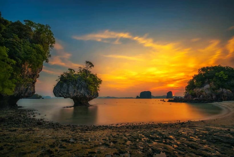 Krabi: Hong Island & Ko Pak Bia Tour with Sunset Dinner - Getting From Krabi: Pickup and the Boat Ride Reality